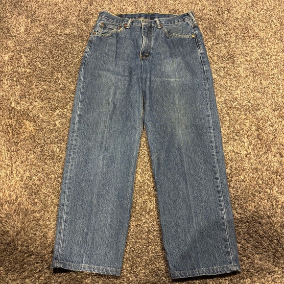Levi's Men's 550 Relaxed Blue Jeans - Picture 4 of 4